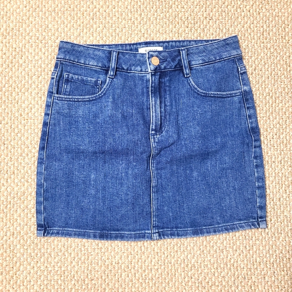 Garage Denim Mini Skirt